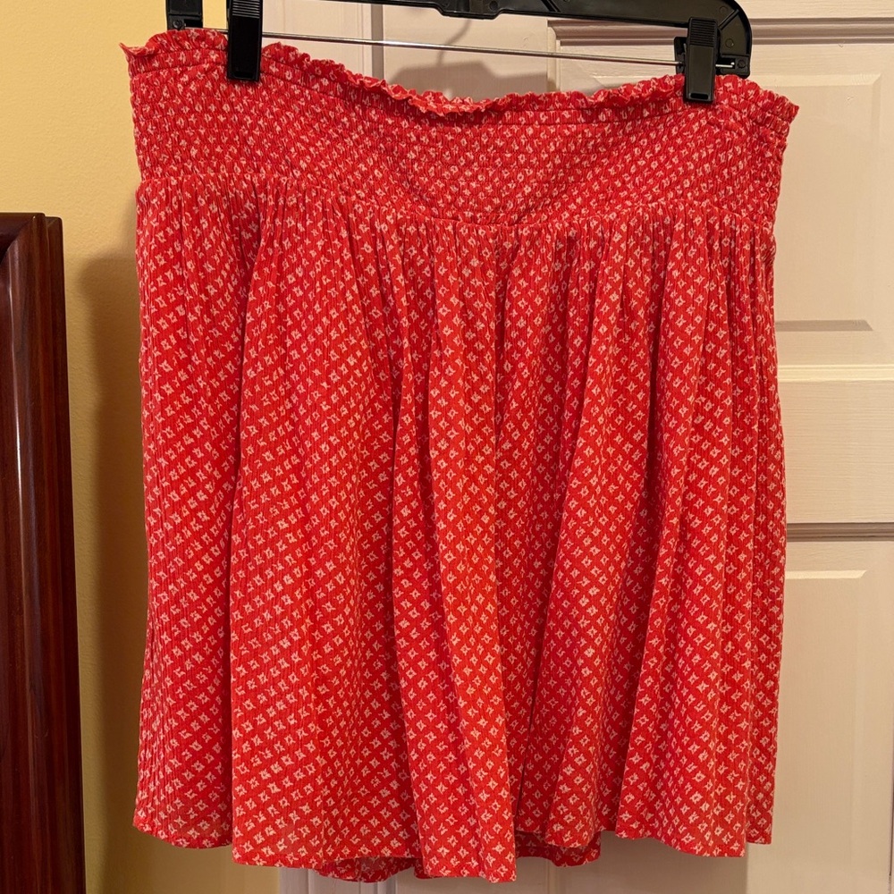 Old Navy Red A-Line Skirt
